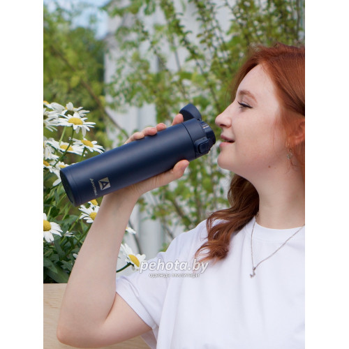 Термос Питьевой 520 мл 701-520 Текстурный синий | Арктика фото 7