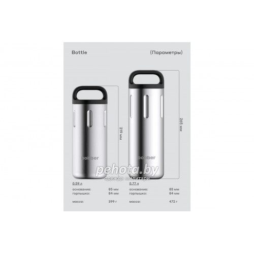 Термос питьевой Bobber 590мл Bottle-590 Matte | Bobber фото 2