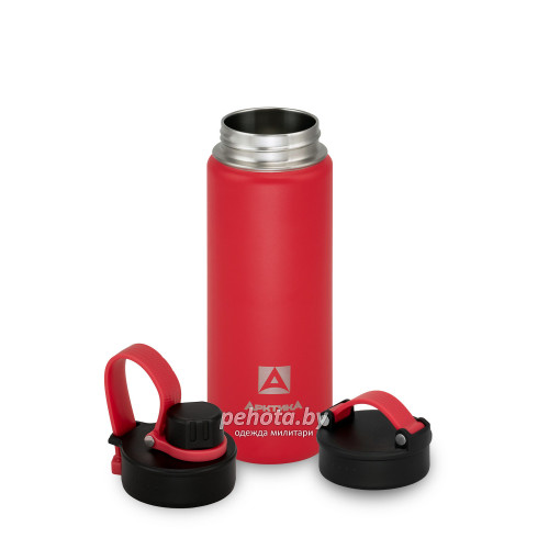 Термос Питьевой с дополнительной крышкой 530 мл 708-530S Красный | Арктика фото 4
