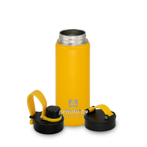 Термос Питьевой с дополнительной крышкой 530 мл 708-530S Желтый | Арктика фото 4