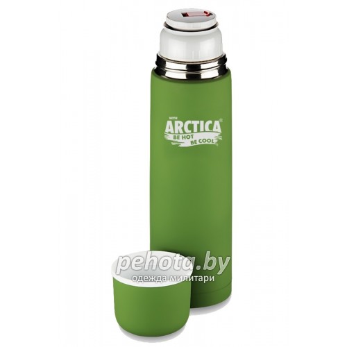 Термос Питьевой с кнопкой 750 мл 103-750К Зеленый | Арктика фото 2
