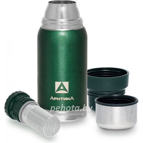 Термос Питьевой с ситечком 500 мл 106-500C Зеленый | Арктика фото 4