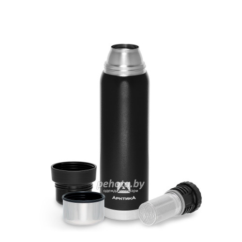 Термос Питьевой с ситечком 900 мл 106-900C Черный | Арктика фото 2