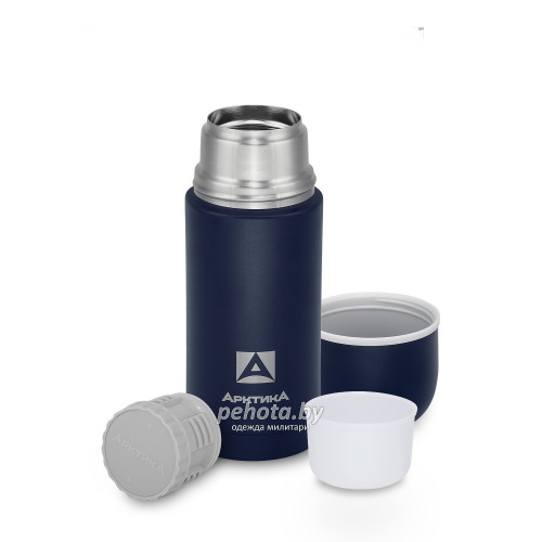 Термос Питьевой с узким горлом 500 мл 105-500 синий | Арктика фото 2
