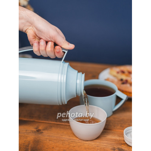 Термос Питьевой со стеклянной колбой 1000мл 1010-1000-CN голубой | Арктика фото 13