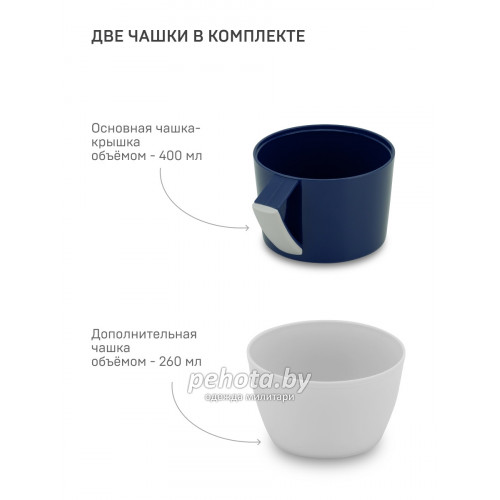 Термос Питьевой со стеклянной колбой 1700мл 1010-1700-BL синий | Арктика фото 7