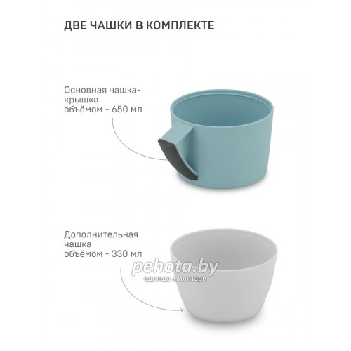 Термос Питьевой со стеклянной колбой 1700мл 1010-1700-CN голубой | Арктика фото 7