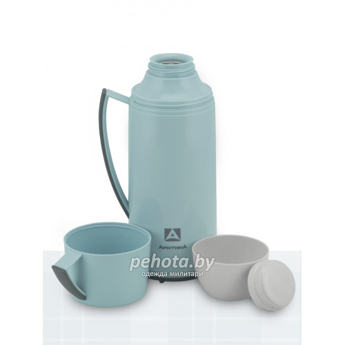 Термос Питьевой со стеклянной колбой 1700мл 1010-1700-CN голубой | Арктика фото 3