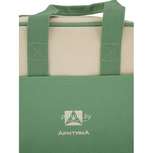 Термосумка шоппер 3300-7 Зеленый/Бежевый | Арктика фото 6