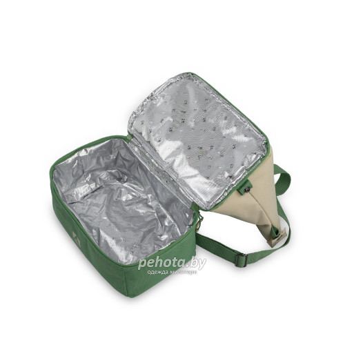 Термосумка шоппер 3600-11 Зеленый/Бежевый | Арктика фото 5