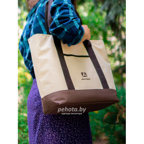 Термосумка шоппер 3400-17 Бежевая | Арктика фото 7