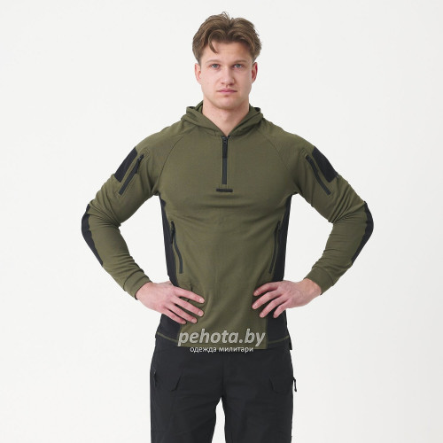 Толстовка Range Hoodie TopCool Olive Green/Black | Helikon-Tex фото 1