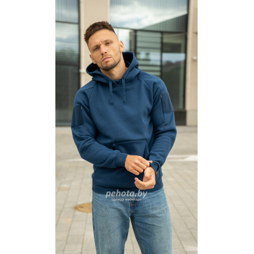 Толстовка Urban Tactical Hoodie Lite (Kangaroo) Blue | Helikon-Tex фото 3