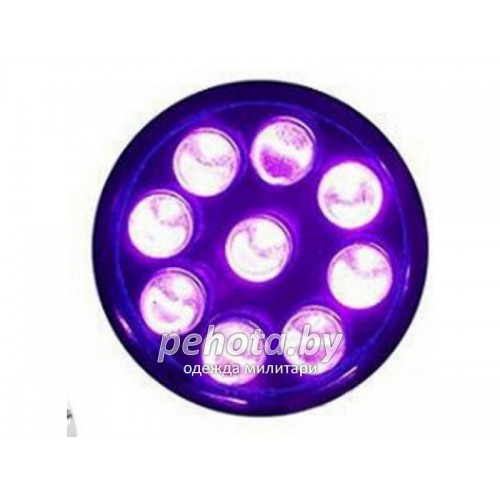 Ультрафиолетовый фонарь на 9 диодов фото 2