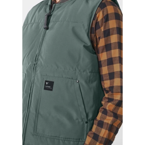 Жилетка Mica 2099 Grey/Green | Vintage Industries фото 3