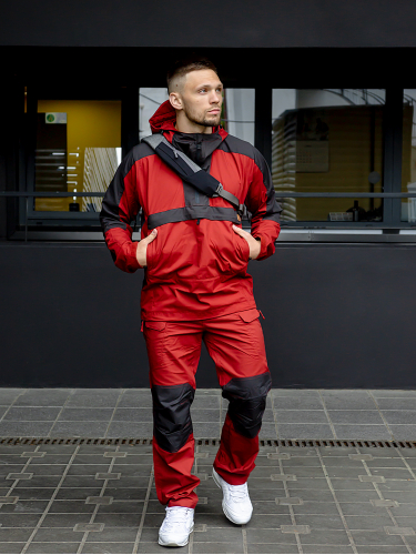 Анорак Woodsman Crimson Sky/Ash grey | Helikon-tex