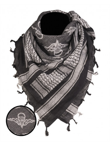 Арафатка Шемаг Paratrooper черно-белый | Mil-tec