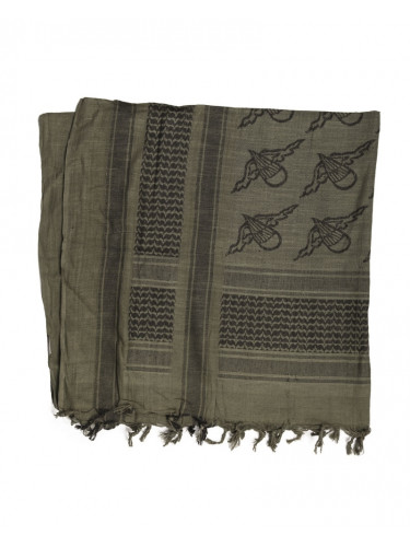 Арафатка Шемаг Paratrooper олива-черный | Mil-Tec