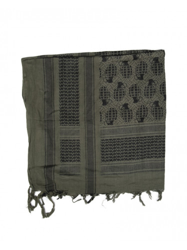 Арафатка Шемаг Pineapple олива-черный | Mil-tec