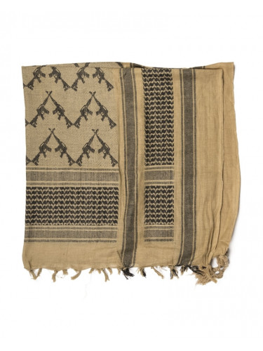 Арафатка Шемаг Rifles койот-черный | Mil-tec