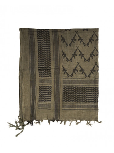 Арафатка Шемаг Rifles олива-черный | Mil-tec