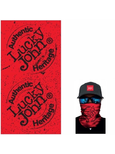 Многофункциональный головной убор Lucky John RED | Norfin