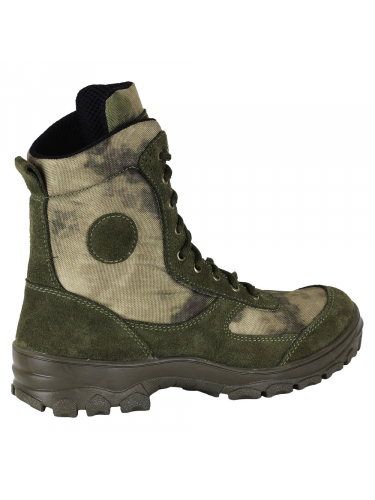 Ботинки облегченные с высокими берцами Рысь 2801 Мох | Бутекс