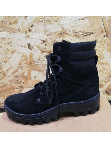 Ботинки зимние 229 Флис велюр Black | Varan