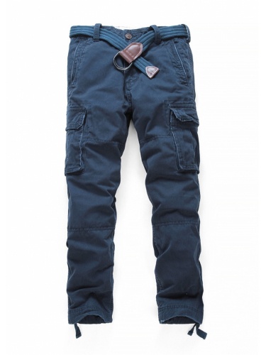 Брюки Vintage Cargo Navy | Abercrombie & Fitch