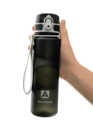 Бутылка для воды 500мл 720-500 Чёрная матовая | Арктика