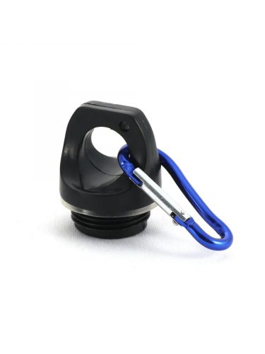 Бутылка питьевая с карабином 600 мл Silver | Следопыт