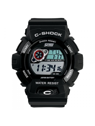 Часы милитари C-Shock Black | SKMEI