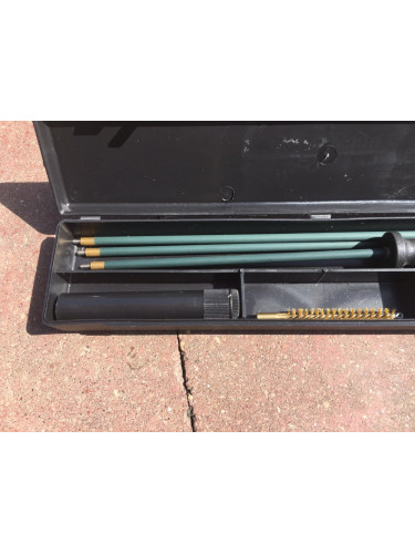 Чистящий набор в коробке стальной шомпол в оплетке 3 ерша калибр 7.62 мм | MEGALINE