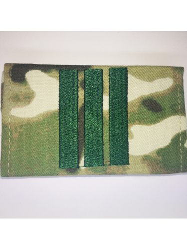 Фальш-погоны Сержант вышитый зеленым Multicam | РБ