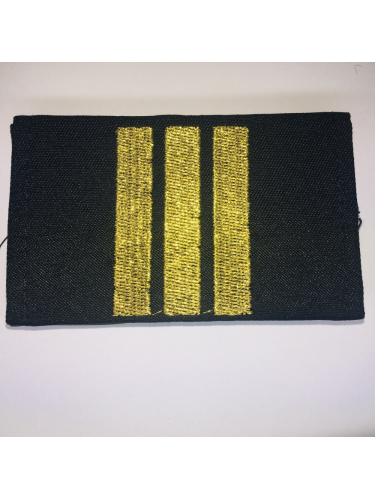 Фальш-погоны Сержант вышитый золотом Black | РБ