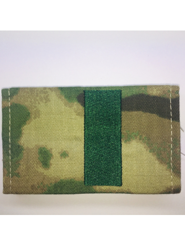 Фальш-погоны Старший Сержант вышитый зеленым Multicam | РБ