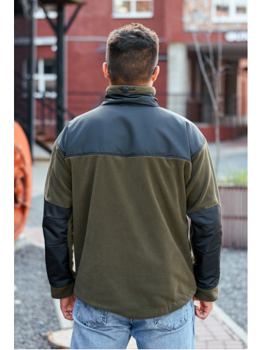 Флис Classic Olive green/black | Army Stroll