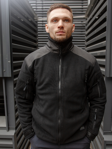 Кофта флисовая Liberty Black | Helikon-Tex