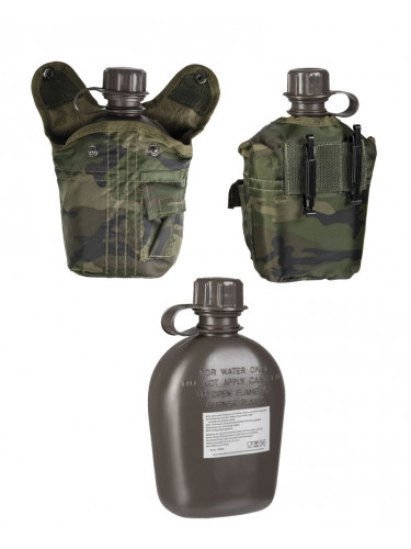 Фляга US Field 1L Woodland | Mil-tec