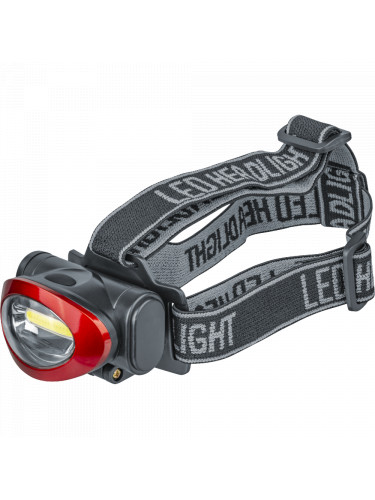 Фонарь налобный Navigator 82 364 черный/красный | Tourist