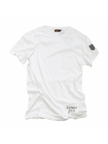 Футболка JERSEY SLUB Bianco AX0041 | AVX Avirex Dept