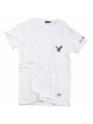 Футболка JERSEY SLUB Bianco AX0044 | AVX Avirex Dept