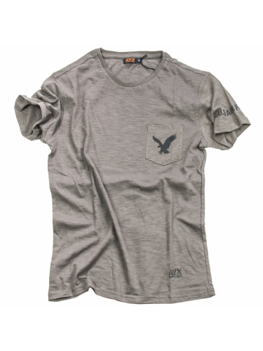 Футболка JERSEY SLUB Dark silver AX0044 | AVX Avirex Dept