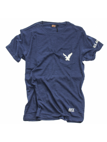 Футболка JERSEY SLUB Navy AX0044 | AVX Avirex Dept