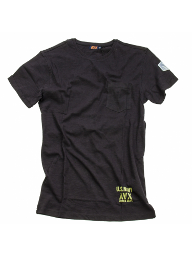 Футболка JERSEY SLUB Nero AX0041 | AVX Avirex Dept