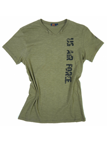 Футболка JERSEY SLUB Verde Militare AX0042 | AVX Avirex Dept