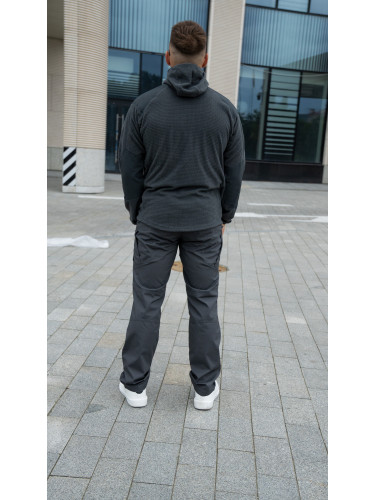 Кофта флисовая Alpha Hoodie Shadow Grey | Helikon-tex