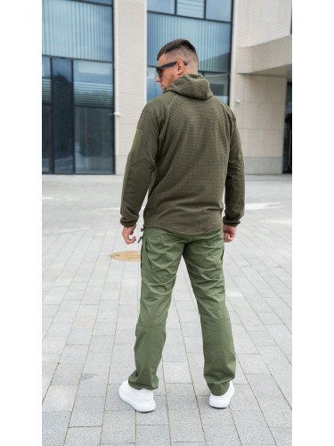 Кофта флисовая Alpha Hoodie Olive Green | Helikon-tex