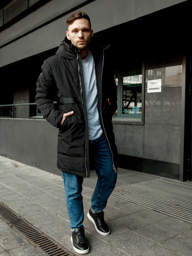 Куртка 1048 (W48) Black | Nikolom