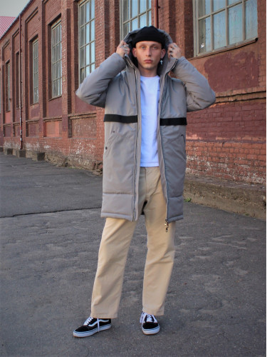 Куртка 1048 (W48) Grey | Nikolom